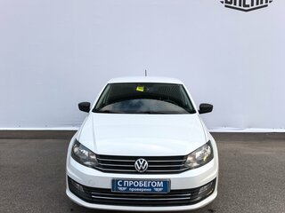 2019 Volkswagen Polo V Рестайлинг, белый, 1180000 рублей, вид 2