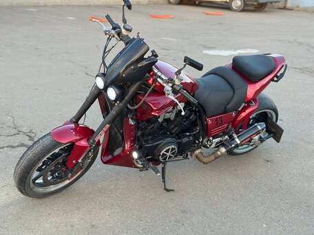 1995 Yamaha V-Max 1200, красный, 400000 рублей, вид 4