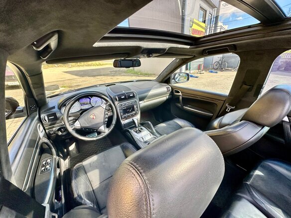 2008 Porsche Cayenne Turbo S I Рестайлинг (957), чёрный, 1950000 рублей - вид 12