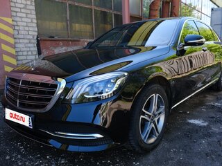 2019 Mercedes-Benz S-Класс 350 d VI (W222, C217) Рестайлинг, чёрный, 6150000 рублей, вид 1