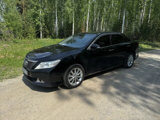 2014 Toyota Camry VII (XV50), чёрный, 1400000 рублей, вид 1