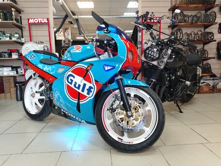 1994 Honda VFR 400, оранжевый, 500000 рублей, вид 2