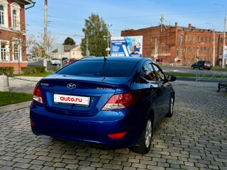 2014 Hyundai Solaris I, синий, 640000 рублей, вид 4