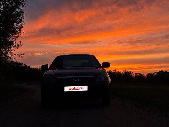 2008 Lada (ВАЗ) Priora I, пурпурный, 260000 рублей - вид 2