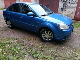 2010 Kia Rio II Рестайлинг, синий, 350000 рублей, вид 2