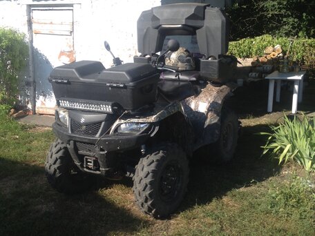 2012 Suzuki KingQuad 500, красный, 800000 рублей, вид 3