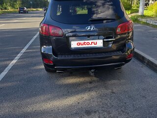 2008 Hyundai Santa Fe II, чёрный, 645000 рублей, вид 4