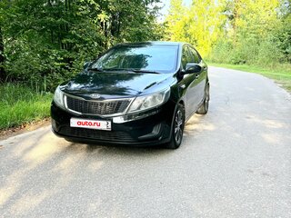 2012 Kia Rio III, чёрный, 495000 рублей, вид 4