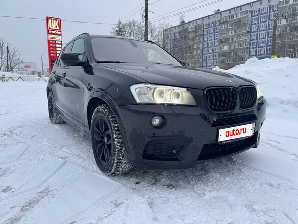 2012 BMW X3 20d xDrive II (F25), чёрный, 1850000 рублей - вид 1