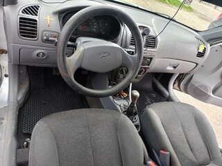 2008 Hyundai Accent ТагАЗ II, серебристый, 300000 рублей, вид 5