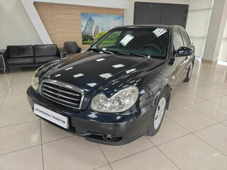 2005 Hyundai Sonata ТагАЗ IV (EF) Рестайлинг, чёрный, 329000 рублей, вид 1