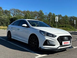 2018 Hyundai Sonata VII (LF) Рестайлинг, белый, 1400000 рублей, вид 1