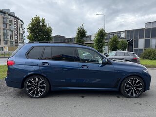 2021 BMW X7 40d I (G07), синий, 6850000 рублей, вид 3