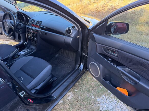 2008 Mazda 3 I (BK) Рестайлинг, чёрный - вид 13
