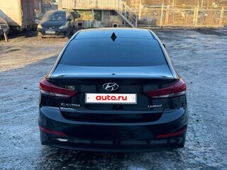 2016 Hyundai Elantra VI (AD), чёрный, 1000000 рублей, вид 3