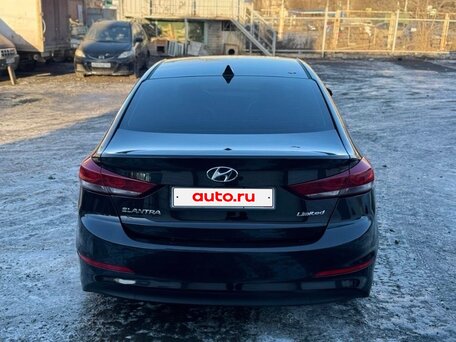 2016 Hyundai Elantra VI (AD), чёрный, 1000000 рублей, вид 3