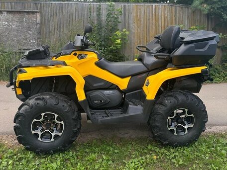 2012 BRP Can-Am Outlander MAX 650, жёлтый, 1089990 рублей, вид 1