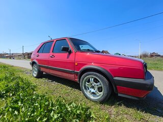 1990 Volkswagen Golf II, красный, 400000 рублей, вид 5