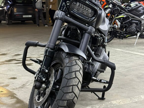 2021 Harley-Davidson Fat Bob, чёрный, 1850000 рублей - вид 5