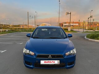 2008 Mitsubishi Lancer X, синий, 710000 рублей, вид 2