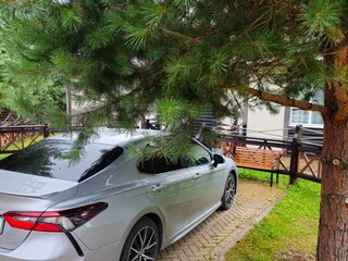 2021 Toyota Camry US Market VIII (XV70) Рестайлинг, серебристый, 3250000 рублей, вид 3