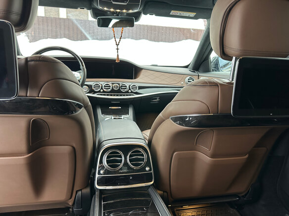 2020 Mercedes-Benz Maybach S-Класс 450 I (X222) Рестайлинг, чёрный - вид 19