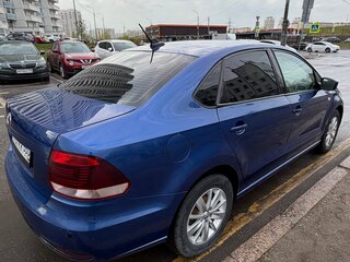 2019 Volkswagen Polo V Рестайлинг, синий, 670000 рублей, вид 5
