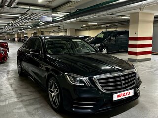 2019 Mercedes-Benz S-Класс 450 Long VI (W222, C217) Рестайлинг, чёрный, 4600000 рублей, вид 2