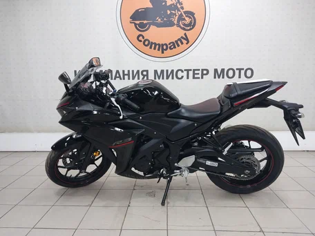 2019 Yamaha YZF-R3, чёрный, 489000 рублей, вид 2