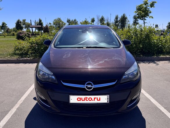 2013 Opel Astra J Рестайлинг, коричневый, 720000 рублей - вид 2