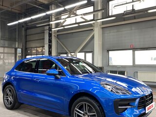 2020 Porsche Macan I Рестайлинг, синий, 6990000 рублей, вид 4