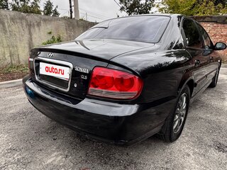2008 Hyundai Sonata ТагАЗ IV (EF) Рестайлинг, чёрный, 550000 рублей, вид 2