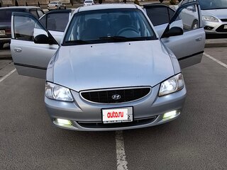 2006 Hyundai Accent ТагАЗ II, серебристый, 230000 рублей, вид 2