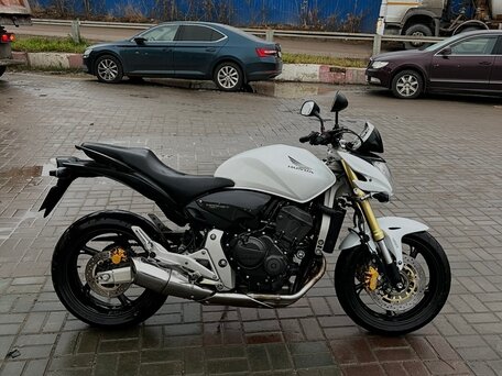 2008 Honda CB 600F Hornet, белый, 490000 рублей, вид 3