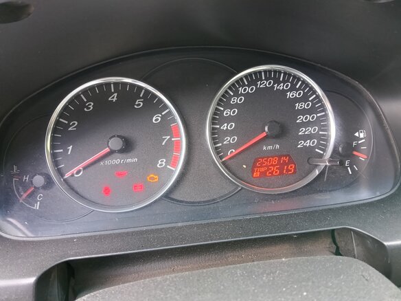 2003 Mazda 6 I (GG), серый, 350000 рублей - вид 8