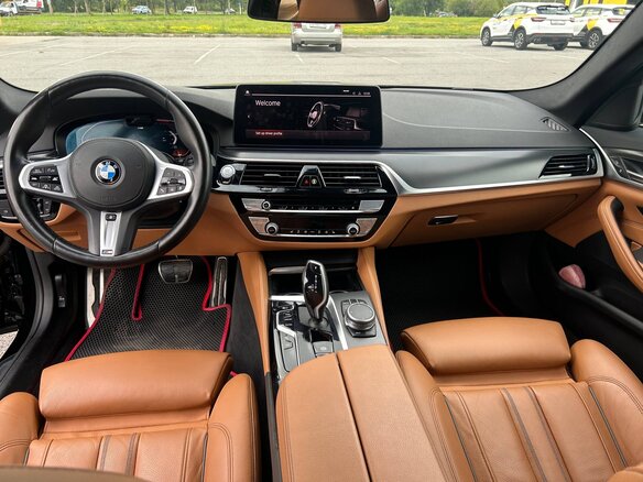 2021 BMW 5 серии 520i VII (G30/G31/G38) Рестайлинг, чёрный - вид 20