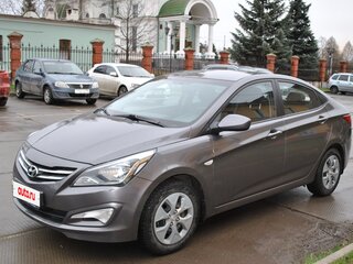 2014 Hyundai Solaris I Рестайлинг, серый, 900000 рублей, вид 1