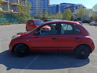 2007 Nissan Micra III (K12), пурпурный, 570000 рублей, вид 4
