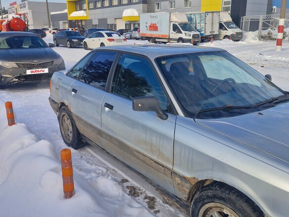 1989 Audi 80 IV (B3), серебристый - вид 4
