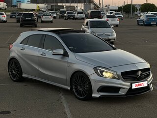 2014 Mercedes-Benz A-Класс AMG 45 AMG I (W176), серебристый, 1900000 рублей, вид 3