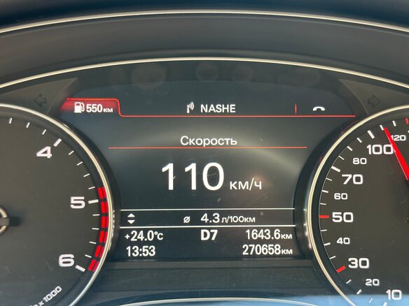 2017 Audi A6 IV (C7) Рестайлинг, чёрный - вид 12