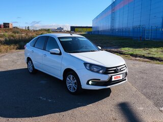 2019 Lada (ВАЗ) Granta I Рестайлинг, белый, 590000 рублей, вид 2