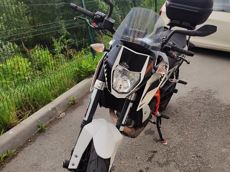 2013 KTM 690 Duke, чёрный, 395000 рублей, вид 3