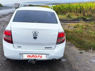 2013 Lada (ВАЗ) Granta I, белый, 270000 рублей, вид 2