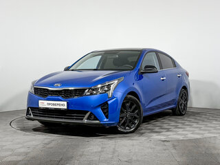 2020 Kia Rio IV Рестайлинг, синий, 1550000 рублей, вид 1