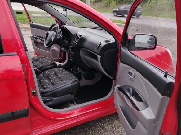 2007 Kia Picanto I, красный, 210000 рублей - вид 6