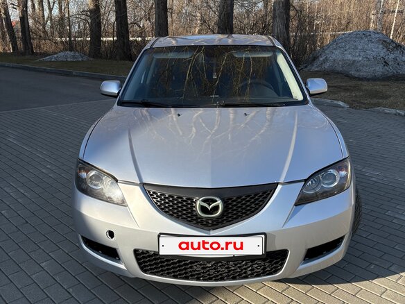 2006 Mazda 3 I (BK) Рестайлинг, серебристый, 430000 рублей