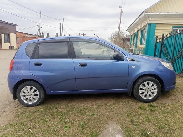 2009 Chevrolet Aveo I Рестайлинг, синий, 450000 рублей - вид 1