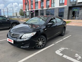 2008 Toyota Corolla X (E140, E150), чёрный, 1250000 рублей, вид 1