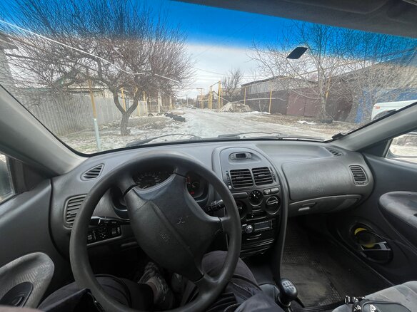 1995 Mitsubishi Carisma I, синий, 110000 рублей - вид 10